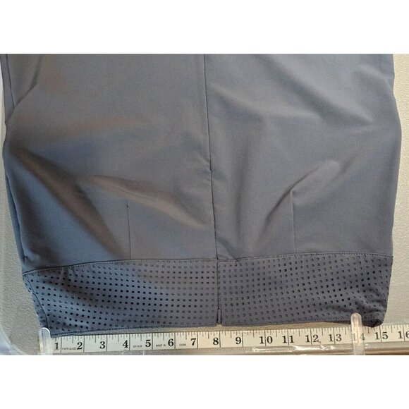 Title Nine Womens 2 Grey Perforated Waist Band Genie Athletic Skirt with Pockets - Picture 5 of 6